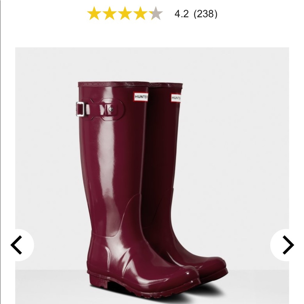 Hunter rain boots